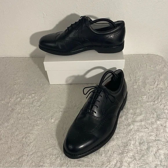 Rockport Shoes Rockport Dressports Heritage Black Leather